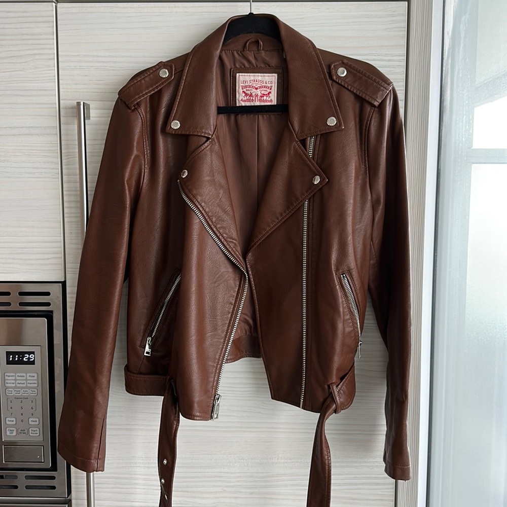 Levi’s Brown Faux Leather Jacket